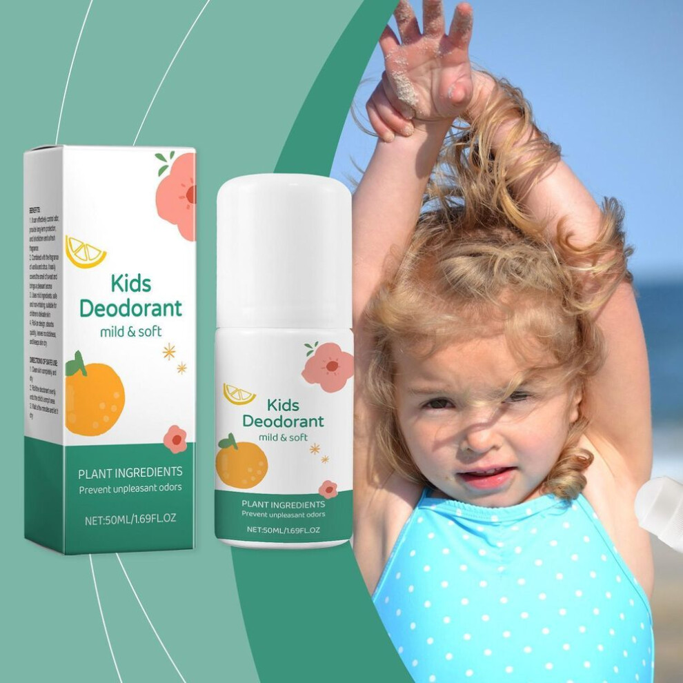 (as the picture, One Size) Fresh Natural Deodorant For Kids Teens Aluminum Free Paraben Free Deodorant Burst 50ml