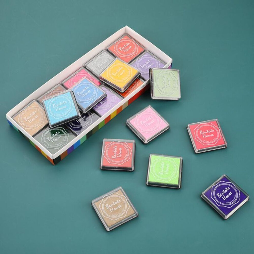 20pcs Giant Ink Pads Multi-colored Stamp Pads For Diy Craft Scrapbooking Ink Pad
