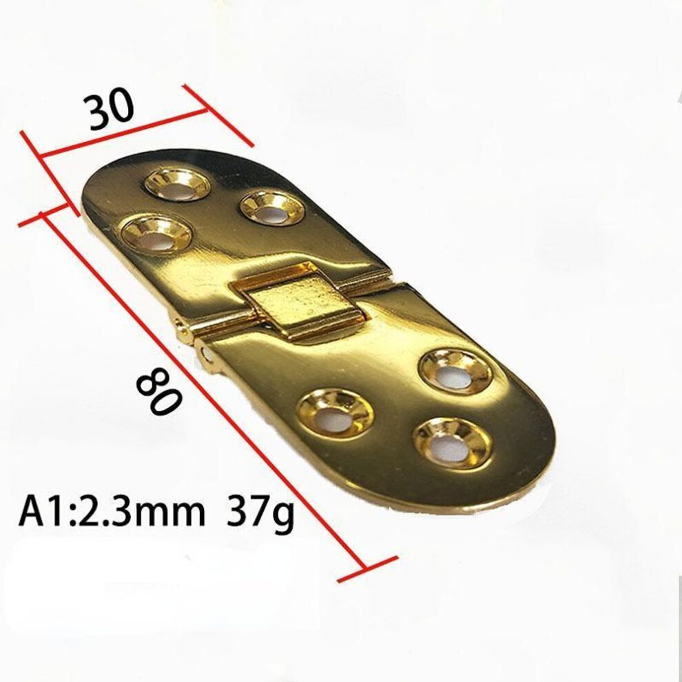 (gold, Thickness 2.3mm 2PC) 2pc Furniture Fittings Folding Hinges Self Supporting Folding Table Cabinet Door Hinge Flush Mounted Hinges For Kitchen Furniture