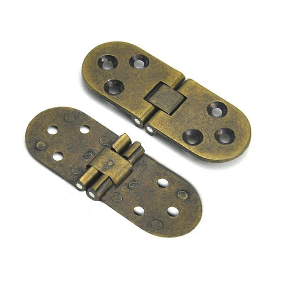 (bronze, Thickness 2.3mm 2PC) 2pc Furniture Fittings Folding Hinges Self Supporting Folding Table Cabinet Door Hinge Flush Mounted Hinges For Kitchen Furniture