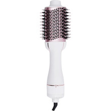 (White &amp; Pink) Alivio Hair Dryer &amp; Hair Styler Straightener Comb