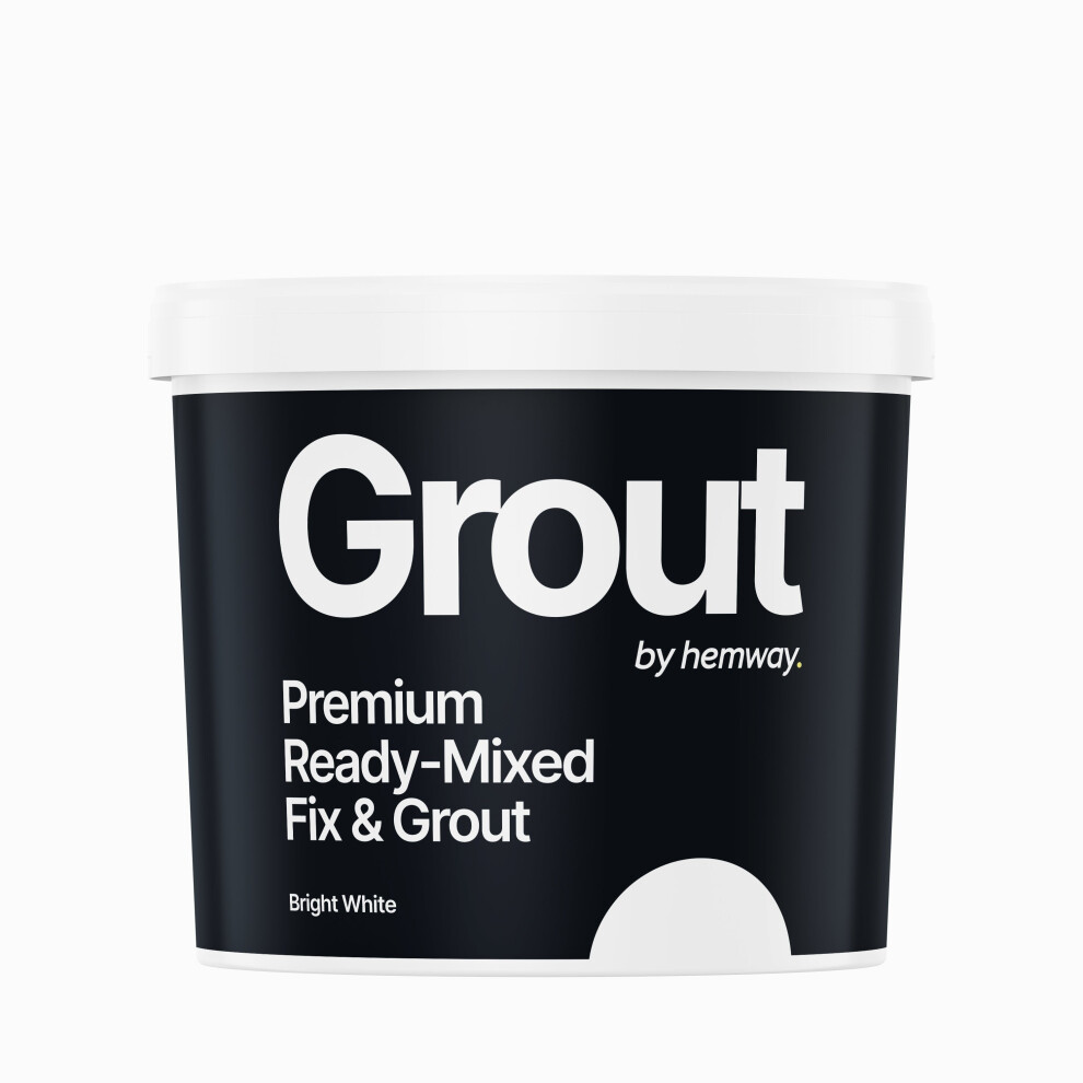 Hemway - Ready-Mixed Grout & Fix Adhesive - Bright White