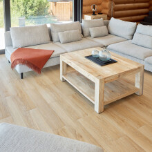 (Beige, 7) Self Adhesive Floor Planks (91.4x15.2cm) - Peel And Stick Vinyl Flooring
