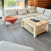 (Grey Wood, 30) Self Adhesive Floor Planks (91.4x15.2cm) - Peel And Stick Vinyl Flooring