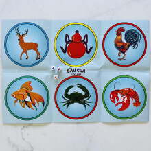THT Gourd-Crab-Shrimp-Fish Spiel - Vietnamesisches BAU Cua Ca Cop