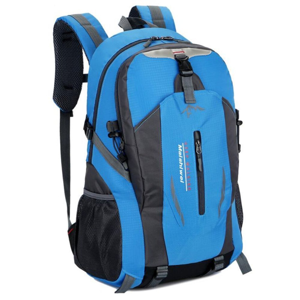 (blue) Mountaineering Bags Tourism Waterproof Backpack Men&apos;s Sports Bag Female Travel Backpack
