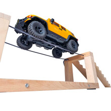 Tight Rope Drive Challenge RC Crawler Truck Trappen en touwbrug Obstakel 1/24 1/18 Schaal RC Cursusbaan (GEEN vrachtwagen inbegrepen)
