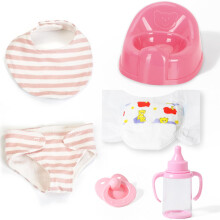 Edollable Realistic Baby Doll kiegsztok belltott jtkai 12 hvelykes babkhoz magukban foglaljk a baba bili bib cumi pelenkt s az etetsi