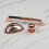 (Knob) Rose Gold Cup Handle 76mm Bar Handle 160mm & Knob 13