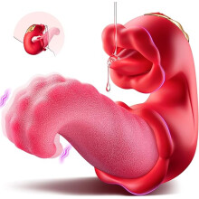 G-Spot Vibrator Sex Toys 3 in 1 Vibrators with 10 Licking&Swing Vibrate Modes