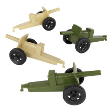 Artilharia Timmee M3 - OD Green & Tan 4pc Plastic Army Men de Cannon Playset Us feito