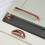 (76mm Cup Handle	) Rose Gold Cup Handle 76mm Bar Handle 160mm & Knob 10