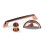 (76mm Cup Handle	) Rose Gold Cup Handle 76mm Bar Handle 160mm & Knob 11