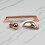 (76mm Cup Handle	) Rose Gold Cup Handle 76mm Bar Handle 160mm & Knob 13