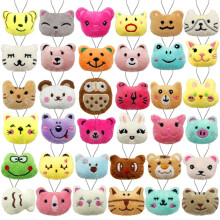XIPEGPA 36 PCS Mini Djur Plyschleksaker Set Söt Liten Plysch Djur Nyckelring för Fest Favoriter