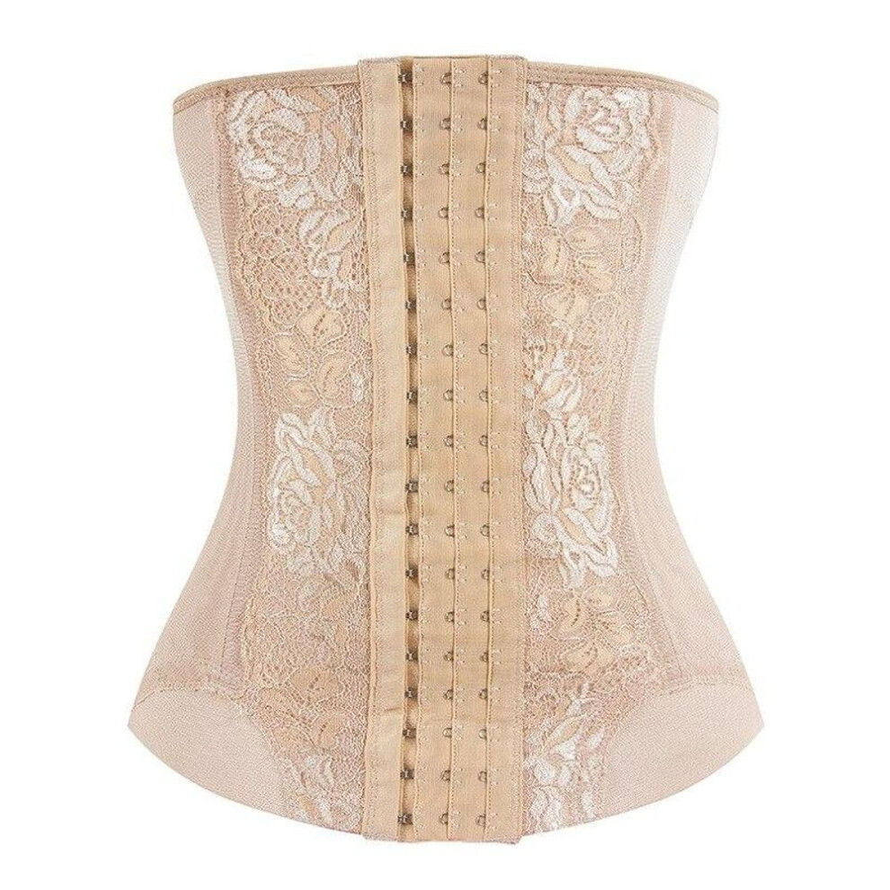 (XL) Women Thin Waist Trainer Corsets Abdomen Bustiers Breathable Waist Cincher Corset Slimming Belt Shaper Modeling Strap Girdle
