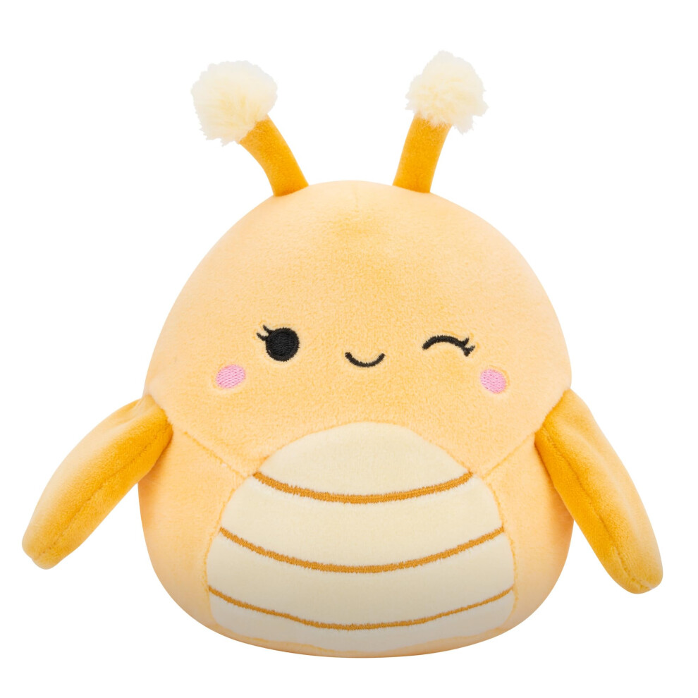 Squishmallows Original 5-Inch Greer Yellow Grasshopper - Official Jazwares Plush (Little)