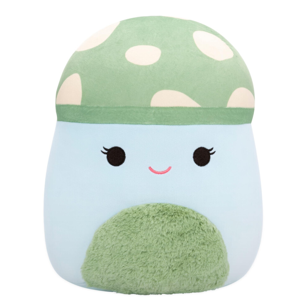 Squishmallows Original 12-Inch Bo Lynn Teal Spotted Mushroom - Official Jazwares Plush (Medium-Sized)