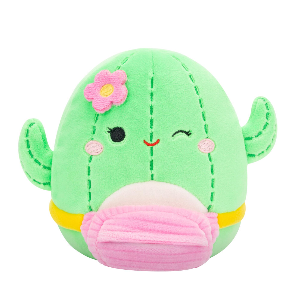 Squishmallows Original 5-Inch Maritza Green Cactus With Pink Fanny Pack - Official Jazwares Plush (Little)