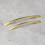 (160mm Handle) Brushed Brass Slim Bow Handles 128mm 160mm 12