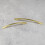 (160mm Handle) Brushed Brass Slim Bow Handles 128mm 160mm 16