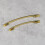 (160mm Handle) Brushed Brass Slim Bow Handles 128mm 160mm 14