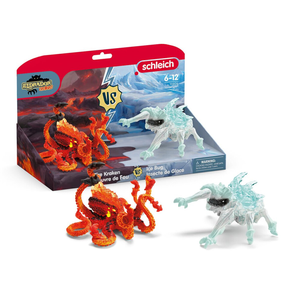 Schleich Ice Bug vs. Fire Kraken Value Pack