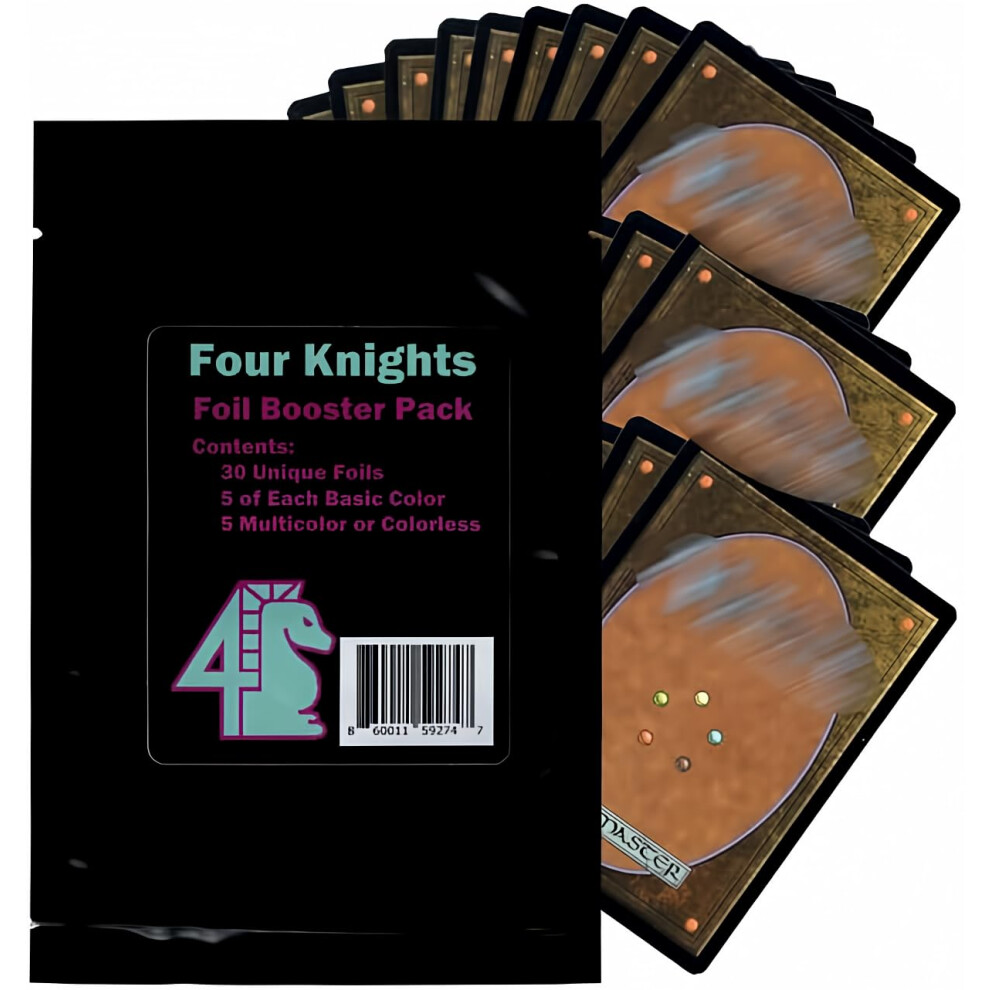 Czterech Rycerzy: Mtg Tcg Holo Foil Booster Pack 30 BłYszcząCych Unikalnych Kart Kompatybilnych Z Magią-image