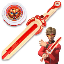 Infinity Nado Bey Battling Blade Toys Mini NADO Miecz dla poczatkujacych wirujacy top i wyrzutni miecza Zestaw bitewki dla dzieci Bey Battle Blad