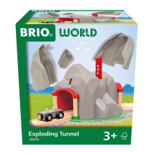 Brio World - 36044 Tunel care explodeaza | Set de trenuri de jucarie pentru copii cu vrste cuprinse ntre 3 ani
