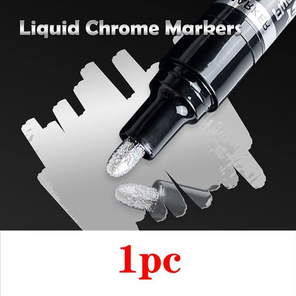 (silver, 1mm) Chrome Mirror Marker Pen with Reflective Paint