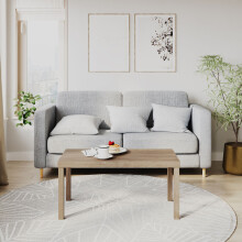 (Oak) Modern Wooden Coffee Sofa Side End Table for Living Room & Office
