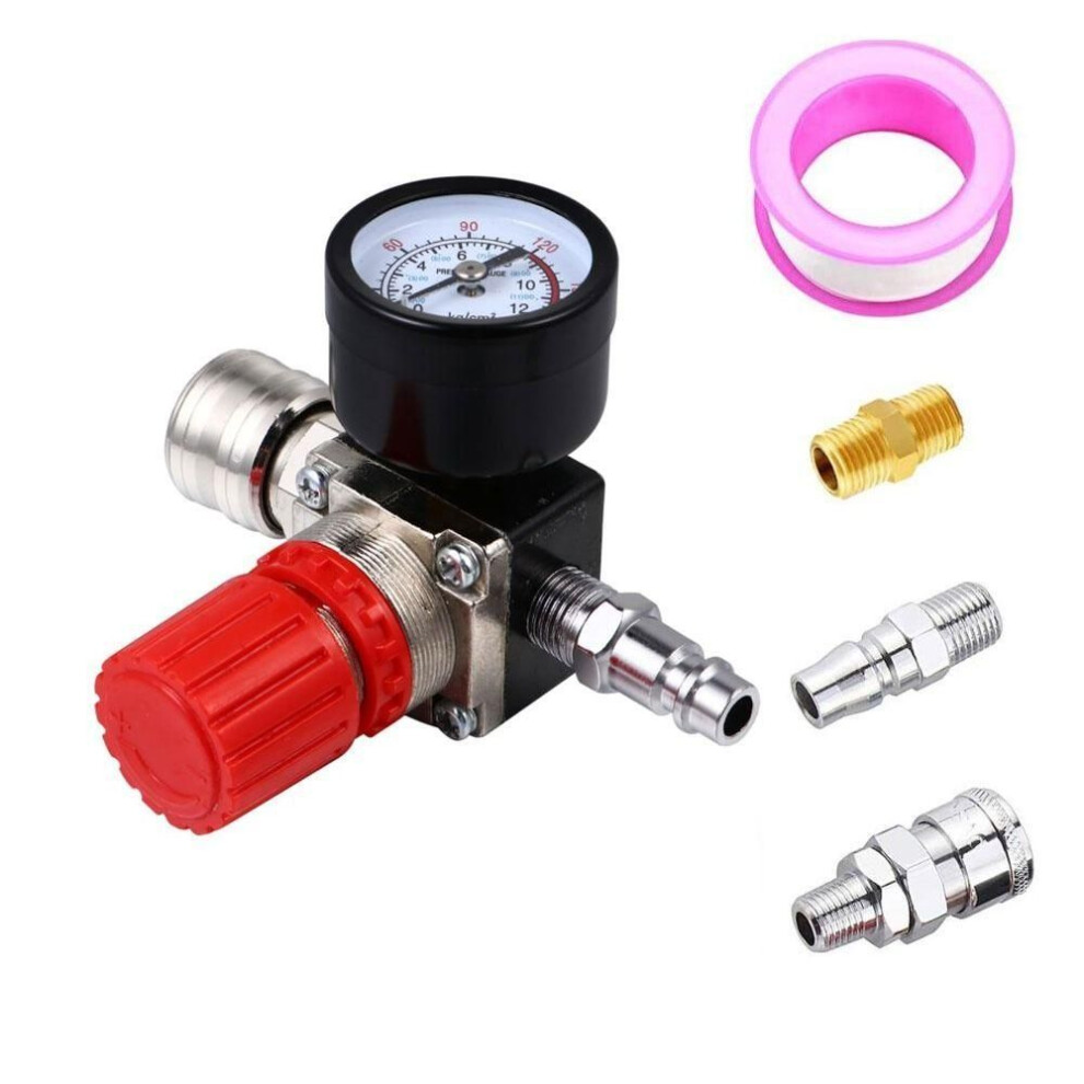 Strong shell Pressure Regulator 180PSI 12 Bar Air Filter Gauge  Air Compressor