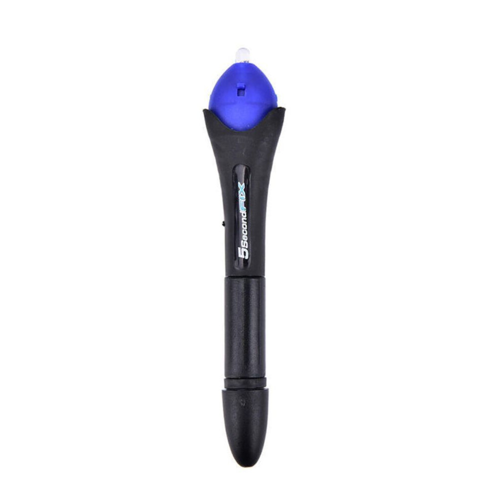 Quick Fix Pen 5 Sec Uv Light Liquid Plastic Welding Compound Glue Repair Tool