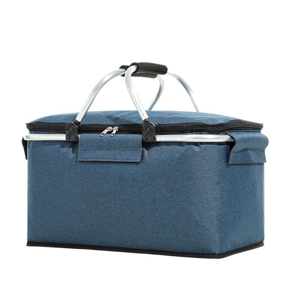 (dark blue) Lunch Bag Picnic Bag Camping Cooler Box Bento Box Extra Large Insulated Cooler Cool Bag Cooler Bag