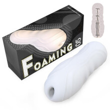 (white) Male Masturbator Cup Realistic Vagina Pocket Pussy Man Masturbation Glans Blowjob Portable Airplane Cup Sucking Sex Toys for Men