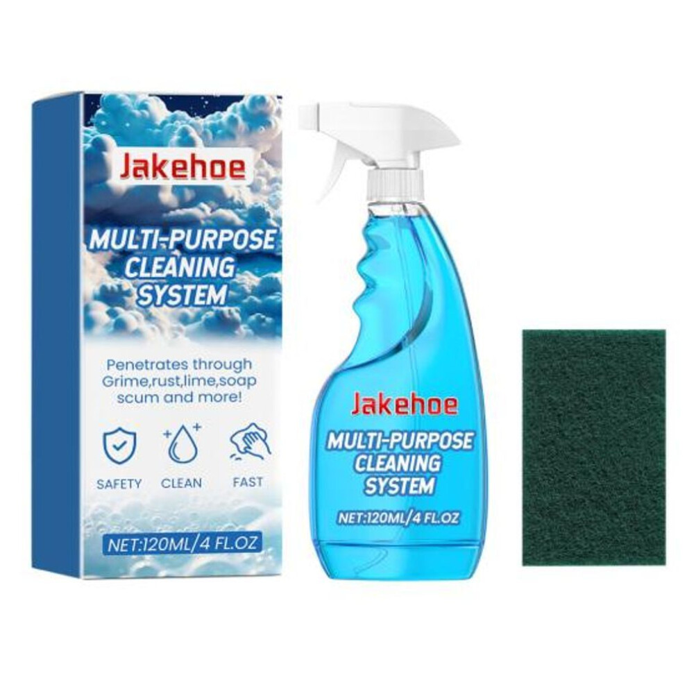 120ml Foaming Cleaner With Cleaning Rag Non-irritating All-purpose Kitchen Degreaser Spray Quick Easy Oven Cleaner