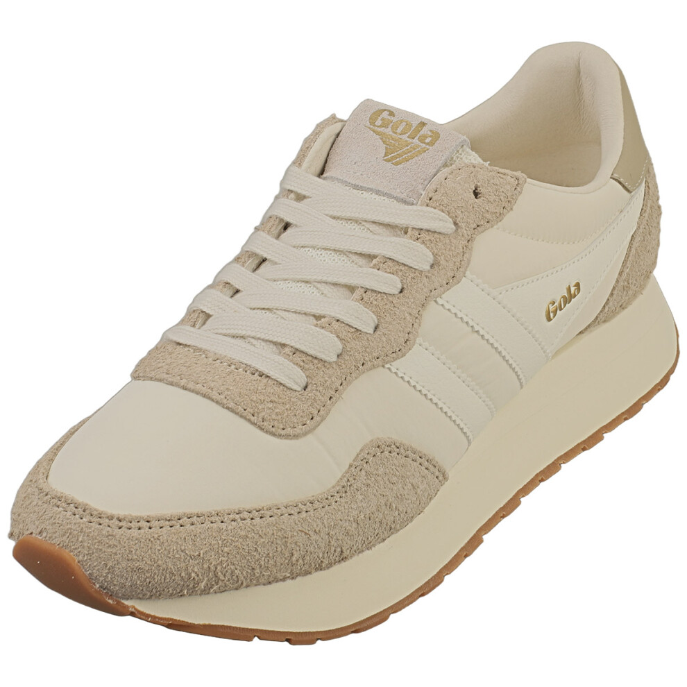 (5) Gola Arizona Womens Fashion Trainers In Bone Off White