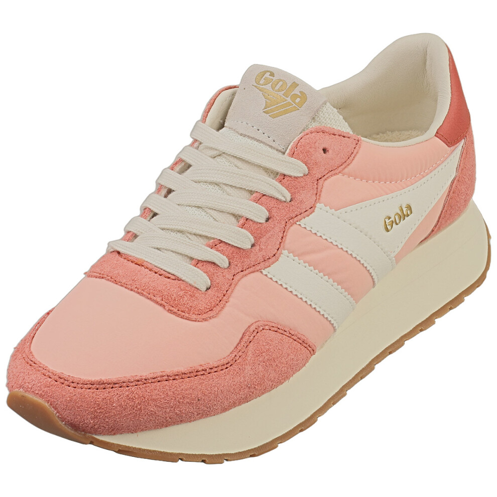 (7) Gola Arizona Womens Fashion Trainers In Pink White