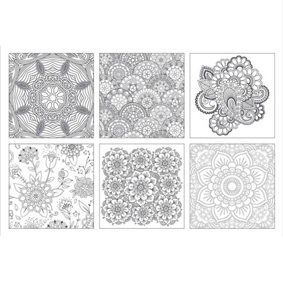 New Mandala Colouring Book Adults Stress Relieving Kids Graffiti Drawing Book