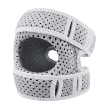 (grey) Patella Knee Brace Shock-Absorbing Adjustable Knee Compression Straps Breathable Knee Support Pad for