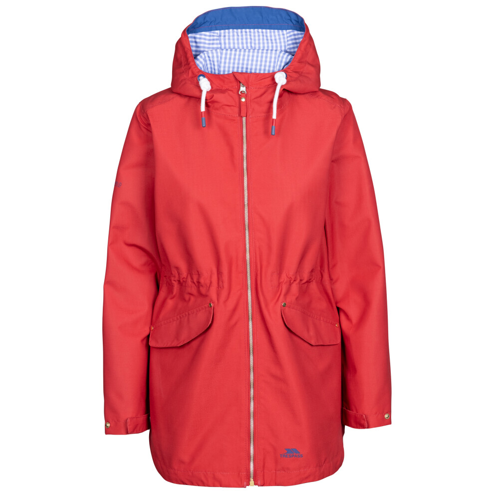 (16, Red) Trespass Womens Waterproof Jacket Finch