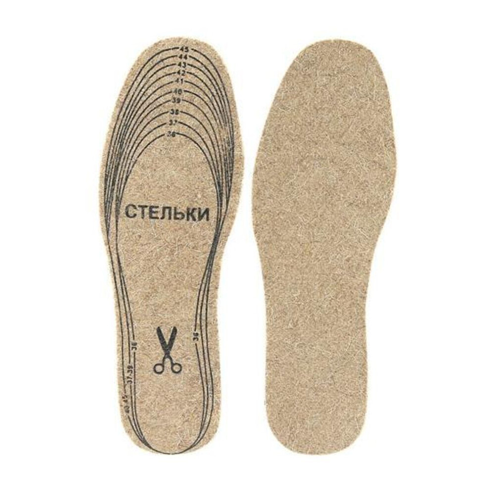 Wool Felt Insoles Winter Warm Boot Shoe Insert Insoles For Men