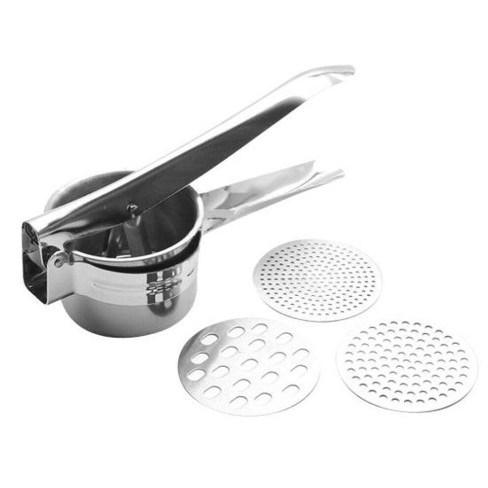 Cleaner Products Manual Stainless Steel Potato Ricer Squeezer Food Crusher Masher Kitchen Tool