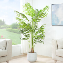(140CM) Artificial Palm Tree with Plastic Planter and Moss