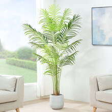 (160CM) Artificial Palm Tree with Plastic Planter and Moss