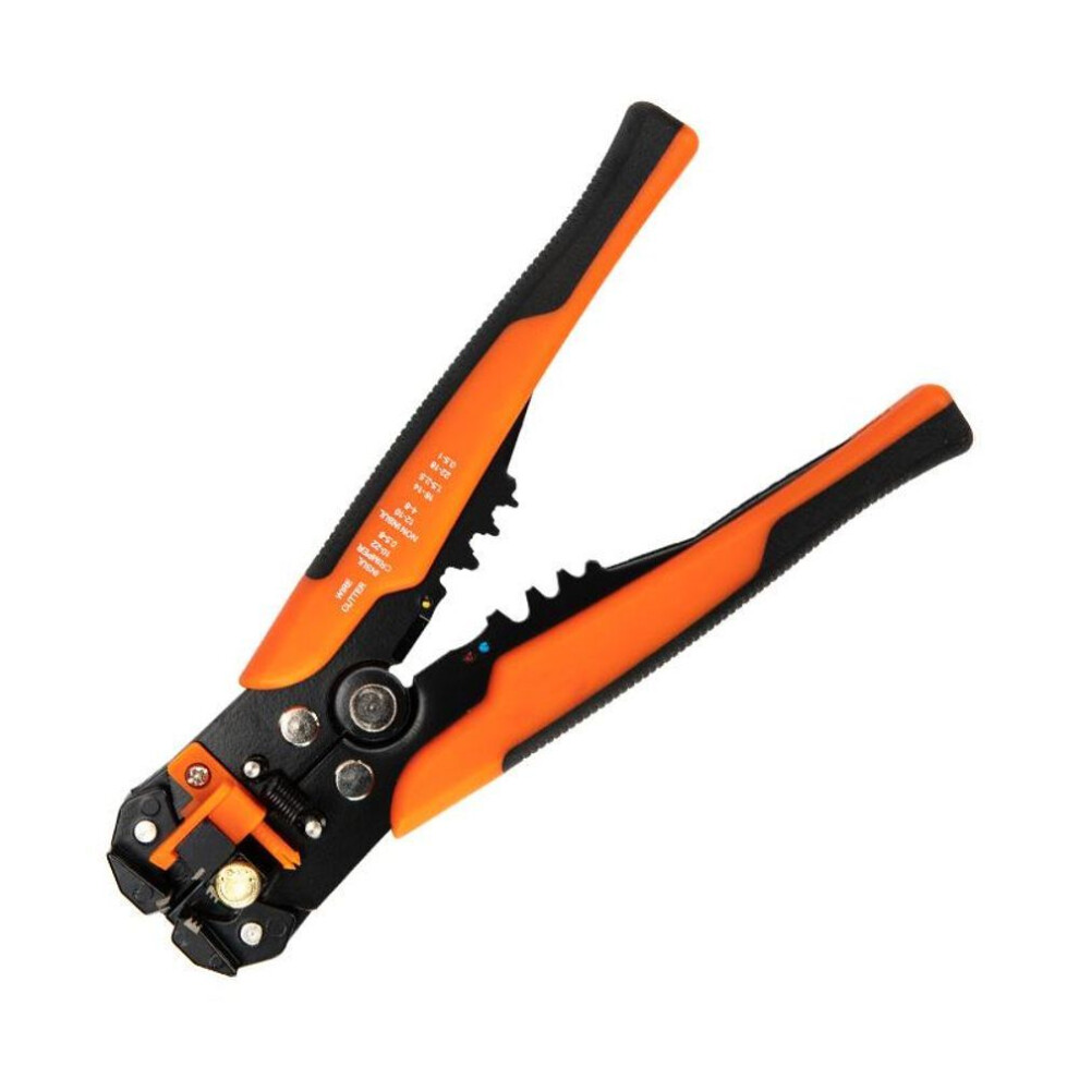 (orange, 1PCS) Multifunctional Wire Stripper Cable Clipper Crimping Pliers Quick Stripping Wire Pliers Electrical Tool For Stripping Wires