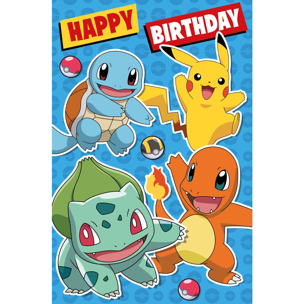 Pokemon Birthday Card