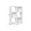 Home Squares 6 Cube Storage Unit - Black 2