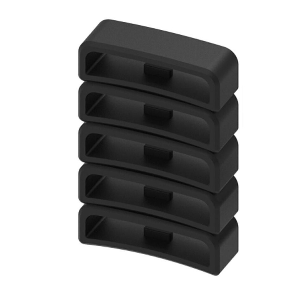 (26mm) 20mm 22mm 26mm Soft Silicone Watch Band Keeper Watch Buckle Silicone Band Keeper For Garmin Fenix